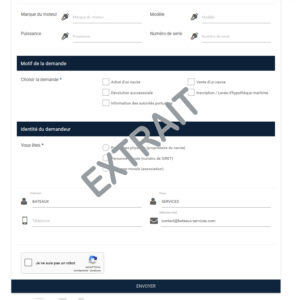 Fiche Matricule Bateau